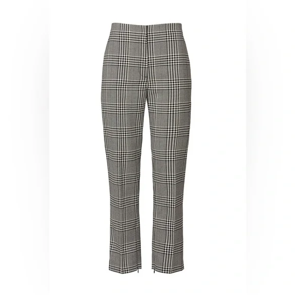 Club Monaco Black and White Plaid Cropped Pants - Picture 5 of 12